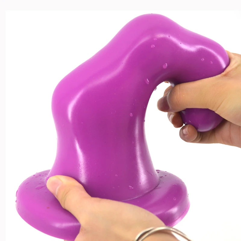 FAAK Analinis Kaištis Dildo Micro-Tikėjimo Formos Perfect Touch Masažas Prostatos Sekso Žaislai Moman, Kad Orgazmas Įdėkite į Makštį