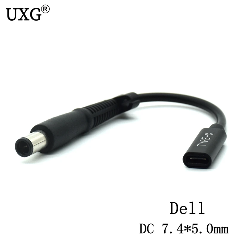 7.4x5.0 mm su Pin Lizdas USB C Tipo PD Maitinimo Adapteris Keitiklis DC Kištukas Jungtis Kabelio Laidą 