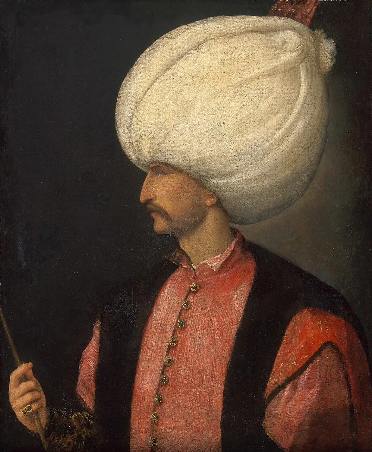 NAMŲ BIURO sienos Dekoratyvinio meno # Portretas Osmanų Imperijos Sultono Suleiman aš SPAUSDINIMO tapyba ant drobės