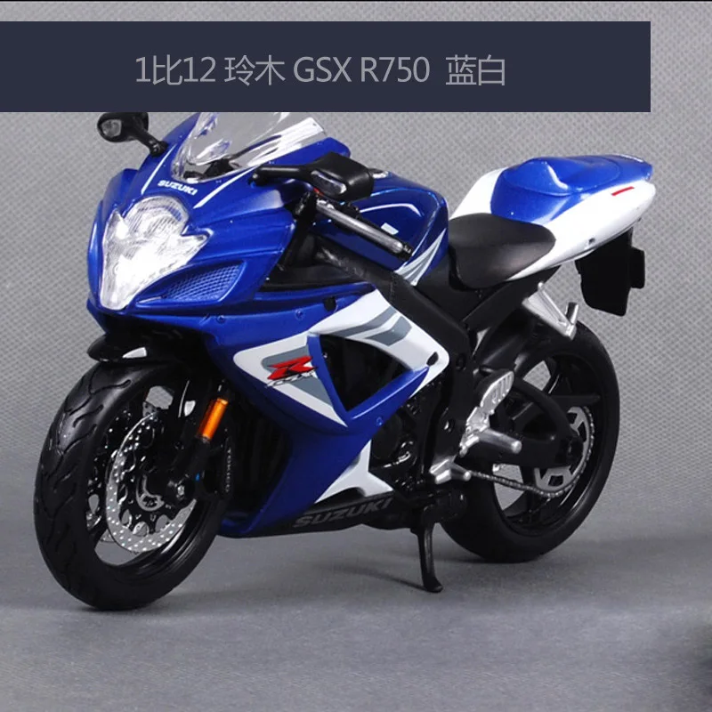 Maisto 1:12 Suzuki GSX-R750 Motociklo metalo modelio Žaislai Vaikams Gimtadienio Dovana Žaislų Kolekcija