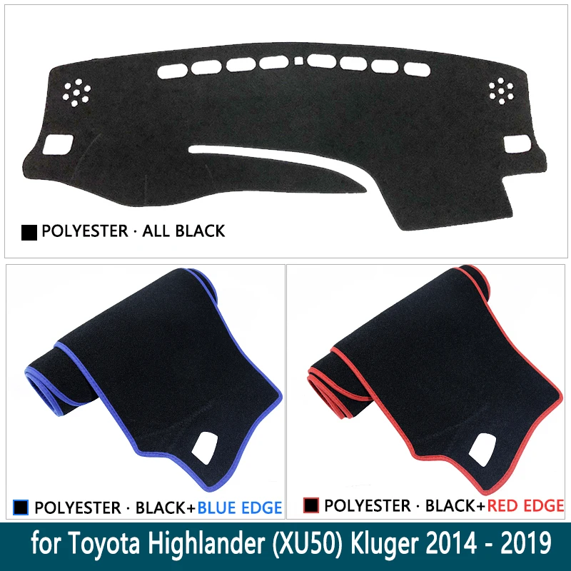 Toyota Highlander XU50 Kluger~2019 2016 neslystantis prietaisų Skydelio Kilimėlis Dangtelio Vidinės Saulės Pavėsyje, galiniu langu Automobilių Reikmenys