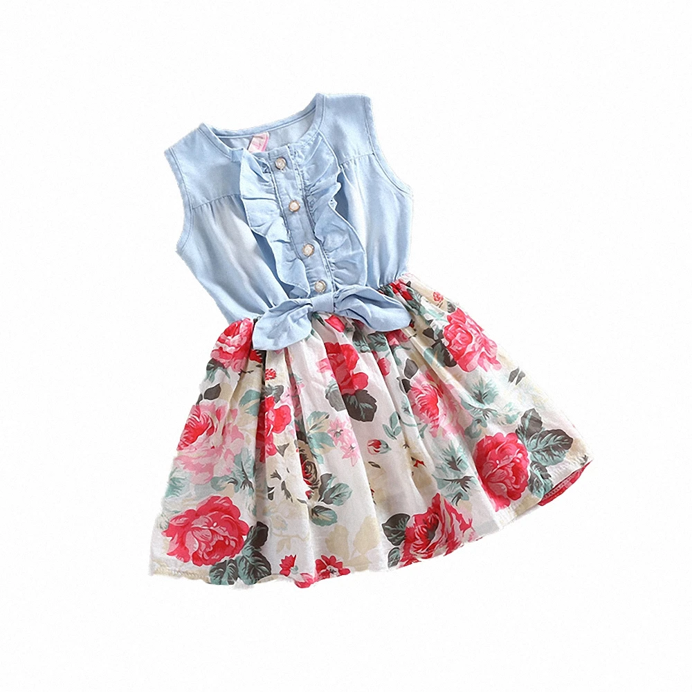 BibiCola 2019 M. Vasaros Atsitiktinis Vaikas Drabužiai Kūdikiams Princesė Dress Kūdikių Mergaitės Bamblys Merginos Gimtadienio Tutu Suknelės Mergaitėms