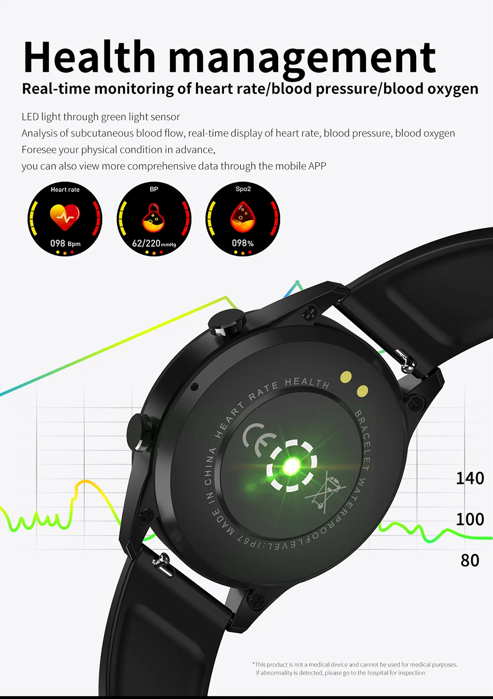 Naujas F35 Smart Watch Vyrai 