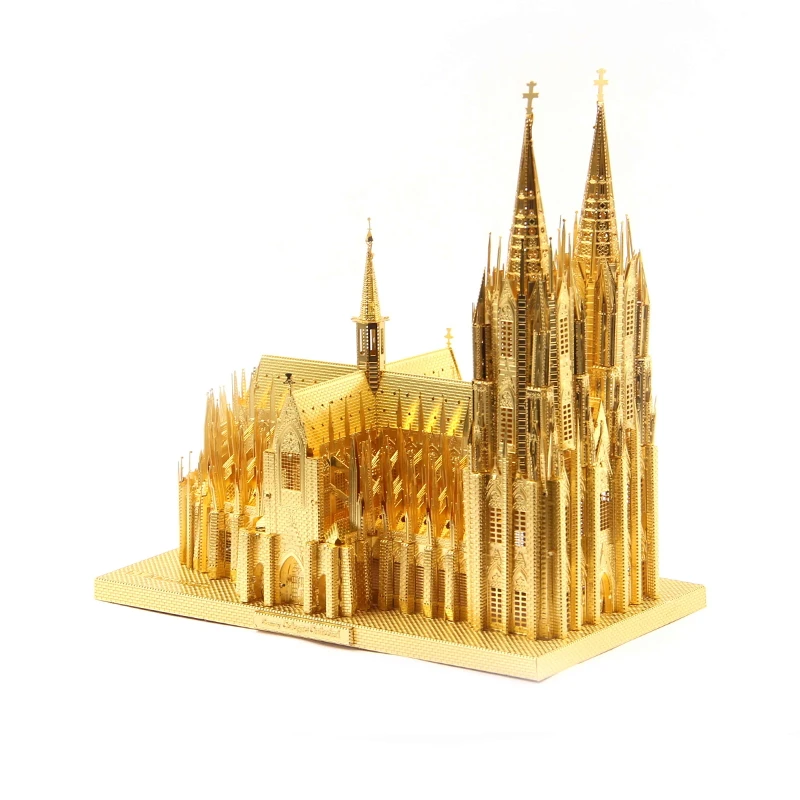 MMZ MODELIS Microworld 3D Metalo Įspūdį modelį, Kelno Katedra, Pastato Modelis Rinkiniai J030 