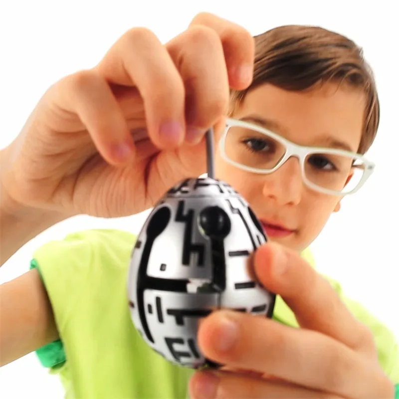 2020 Naujas IQ 3D Kiaušinio formos Kūrybos Labirintą Labirintas Dėlionės Žaidimas Vaikams Suaugusieji