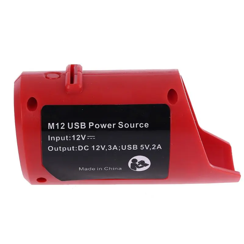 USB Įkroviklis Adapteris Maitinimo Šaltinis Milwaukee 49-24-2310 48-59-1201 M12 Baterija