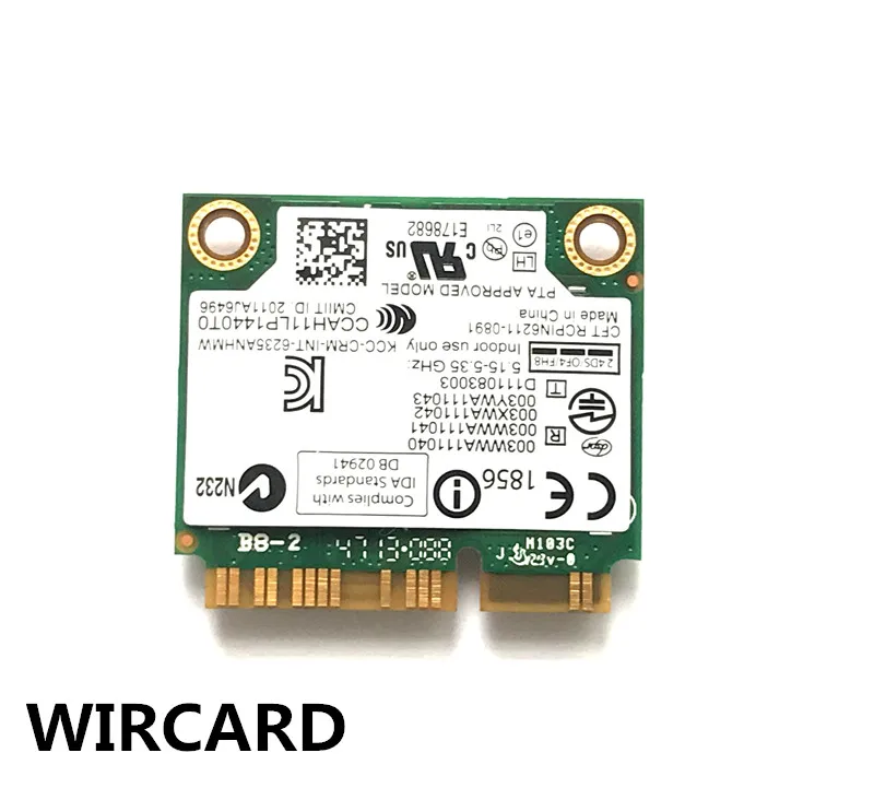 WIRCARD Laptopo belaidžio lan tinklo korta Intel Centrino Išplėstinė-N 6235 6235ANHMW 300 Mbps WIFI kortelę 