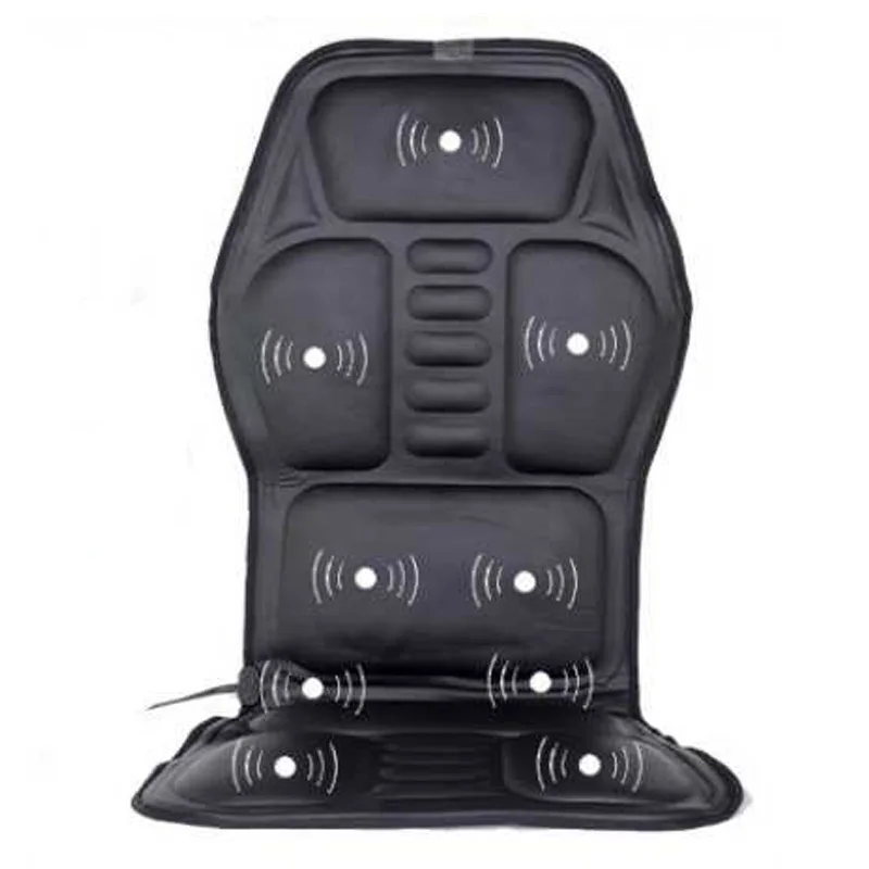 Elektros kaklo Massager Nugaros masažas Kėdė Pagalvėlė Seat mašina, 9 varikliu Vibratorius Namo Automobilių Office Juosmens Juosmens Skausmo Pad Mat