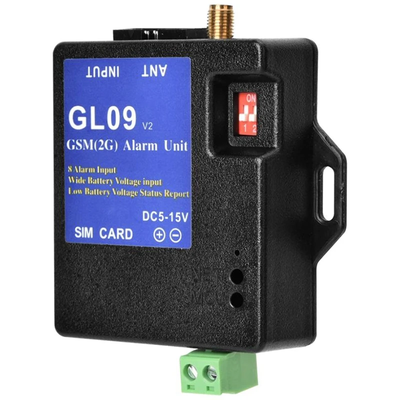 GL09 8 Kanalo baterijomis, App Kontrolė, GSM apsaugos Sistemos, SMS Alert Apsaugos Sistemos 2019