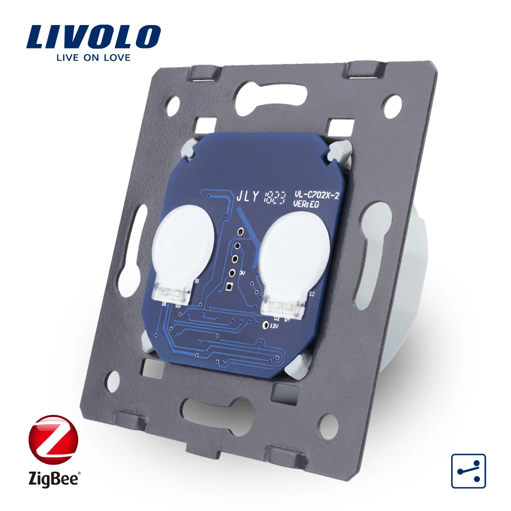 Livolo ES Standard Base Jutiklinis Ekranas ZigBee Sienos šviesų, be Stiklo plokštės, Wifi ControlAC 220~250V,VL-C701Z
