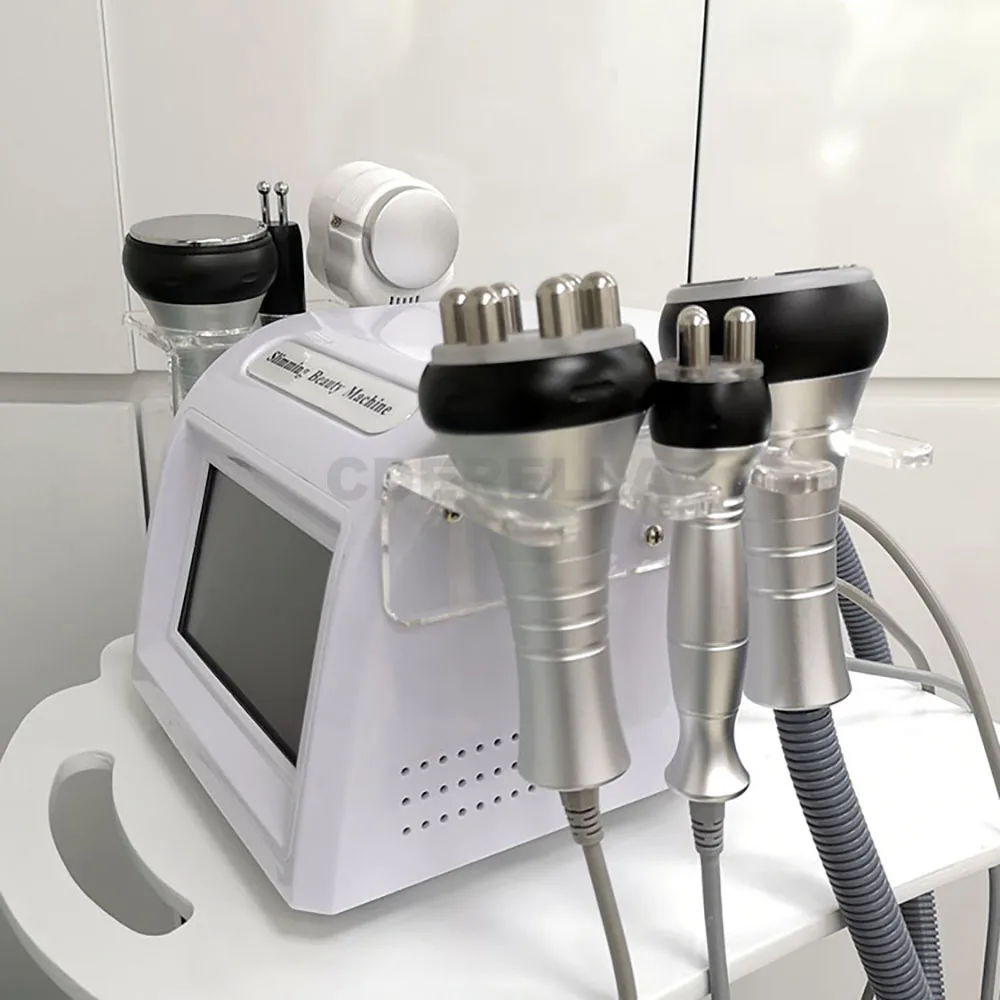 6in1 40k ultragarso Kavitacijos Lieknėjimo Mašina Freeze Cold plaktukas Anticeliulitinis Liekninamasis Kūno Vakuuminis kūno veido įranga, Mini