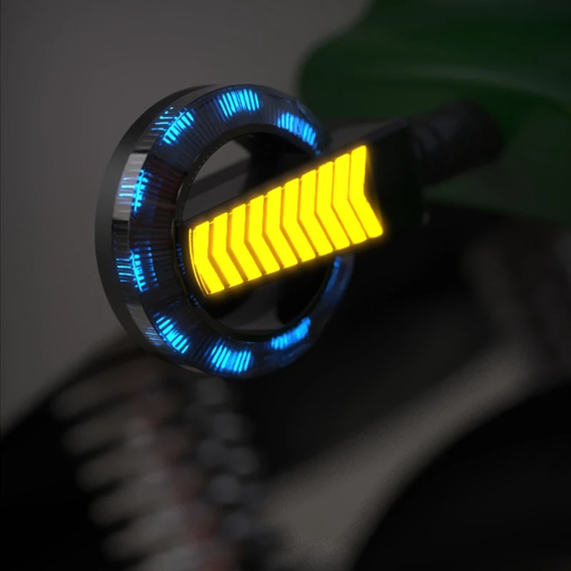 Greitis Motociklo Produktus, Naujas Motociklas elektromobilis 12V Apvalios Vandens Posūkio Signalo Mavericks Modifikuotų Kūrybinė Asmenybė LED