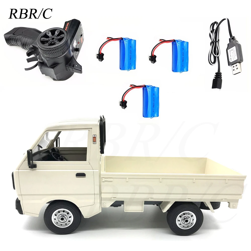 RBR/C WPL Naujas Produktas D12 1/10 2.4 G Mikroautobusų Skalės Drift RC Automobilių Modelių Transporto priemonėse Žaislai Su Keliais Baterija