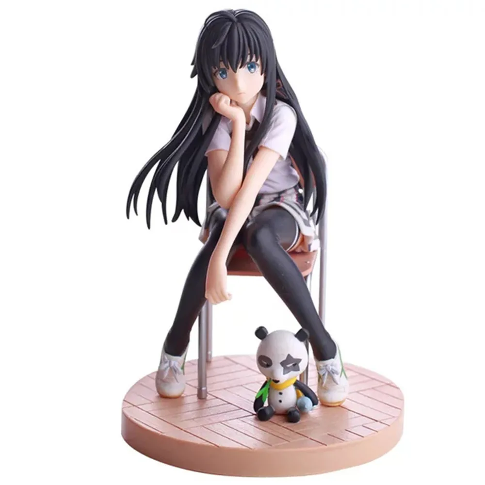 Mano Paauglių Romantiška Komedija HE Statulėlės Yukino Yukinoshita Veiksmų Figma Kėdė Mergina Pav Žaislai Seksualus Paveikslą Anime PVC Lėlės Modelis