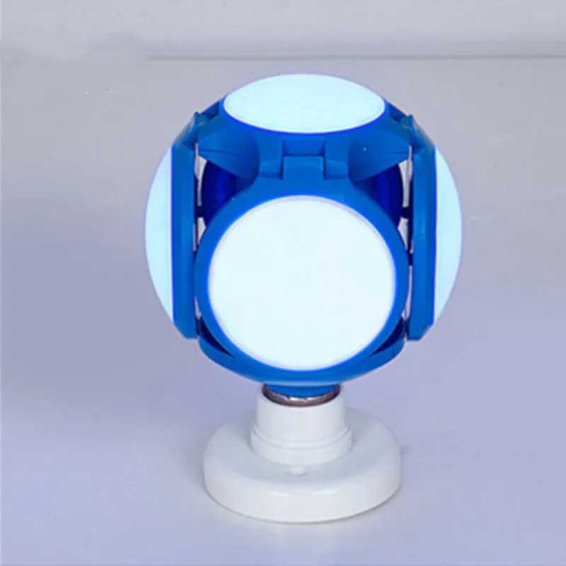 Naujas LED Futbolo Lemputės, Lempos, E27 Varžtas, Sulankstomas UFO Lemputė Kambarį Koridoriaus Langą Baras Kiemo Energijos Taupymo Avarinis Apšvietimas