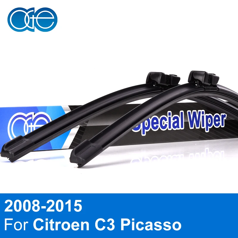 Oge Valytuvų Mentės Citroen C3 Picasso 2008-Aukštos Kokybės Gumos Priekinio Stiklo Automobilių Reikmenys