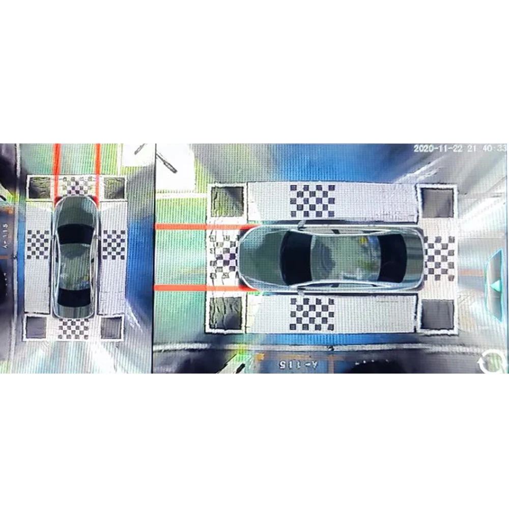 HAINAUT 360 Laipsnių Automobilių kamerų Sistemos Kalibravimo Audiniu 3D Automobilis, Paukštis, Akis Aplink Vaizdas 4 Būdas kamerų Sistema