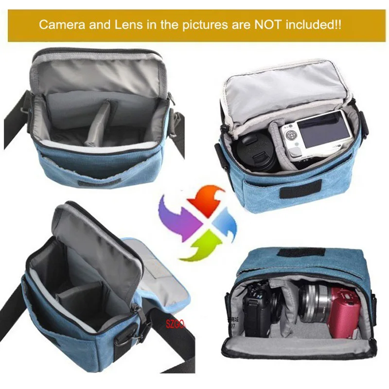 Nešiojamų Camera Case Bag for Canon eos M100 M10 M5 M50 M6, M3 SX50 SX40 SX510 SX520HS SX530 SX540 SX400 SX410 SX420 pečių maišą