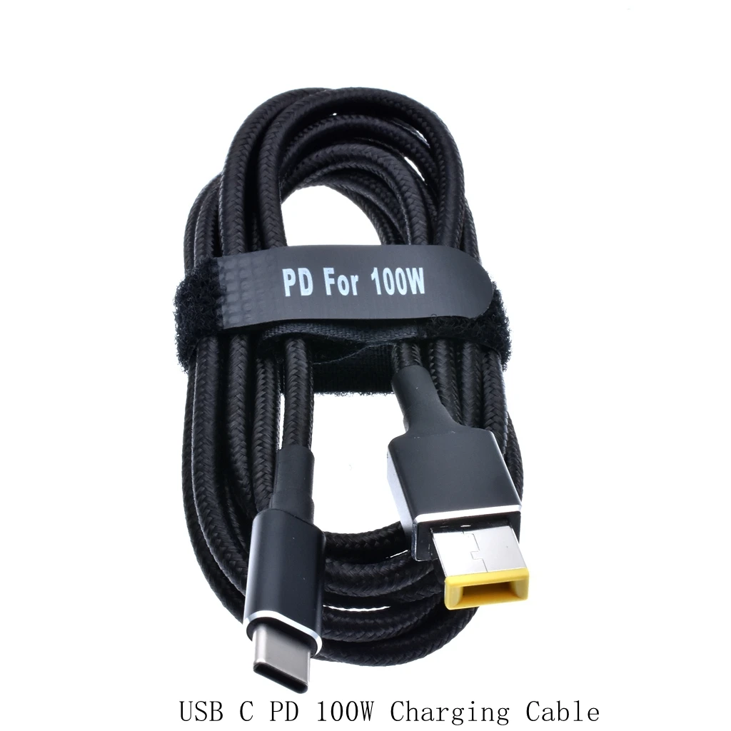 100W USB C C Tipo PD Maitinimo Įkroviklis Adapteris Greito Įkrovimo Kabelį, Laidą Dell, Asus, Lenovo Notebook Maitinimo Kabelis