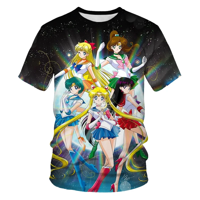 2021 Mados vyriški ir moteriški marškinėliai Anime Mergaičių Gražus Atspausdintas Atsitiktinis marškinėliai vyriški Vyrų Topai marškinėliai XXS-6XL