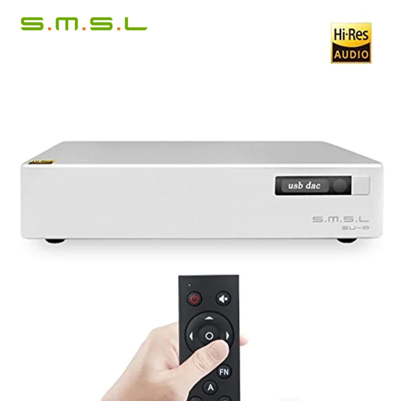 SMSL SU-8 V2 Version2 ES9038Q2M*2 32bit/768kHz DSD512 VPK USB/Optical/Coaxial Su8 Dekoderis