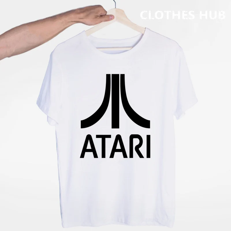 Arcade Entuziastai Atari Žaidimai T-shirt O-Kaklo trumpomis Rankovėmis, Vasaros Atsitiktinis Mados Unisex Vyrų Ir Moterų Marškinėlius