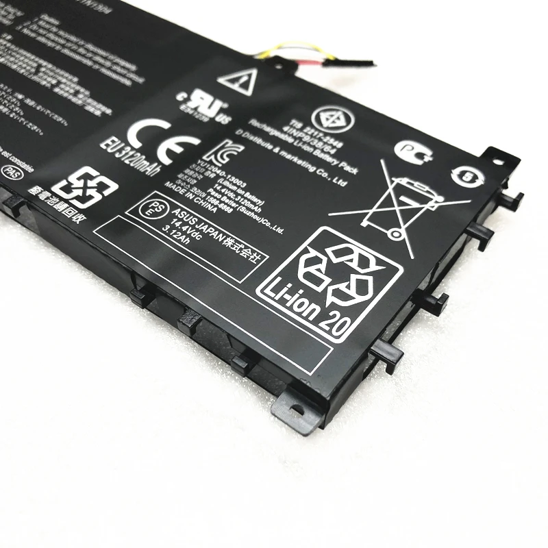 HKFZ NAUJAS B41N1304 Originalus laptopo Baterija ASUS S451LAS451LA-DS51T-CAfor VivoBook V451LA V451LA-DS51T