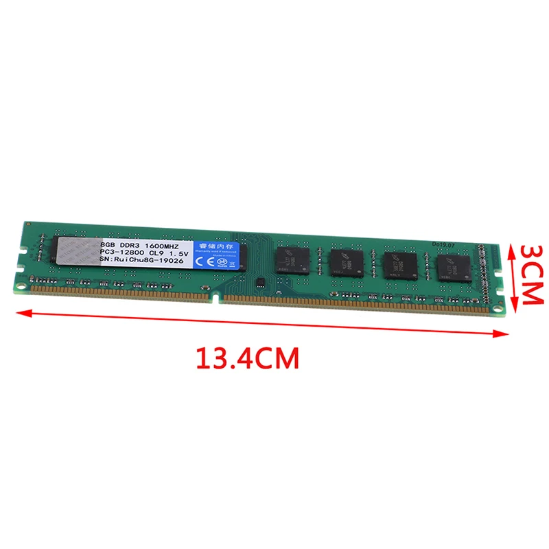 KOMPIUTERIO Atmintį RAM Memoria Modulis Kompiuterio Darbalaukio DDR3 8GB 1 600MHZ 240pin 1,5 V DIMM RAM Desktop Memory