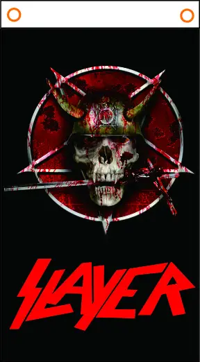 Slayer Juosta Užsakymą slayer vėliavos 3x5 Ft 90x150cm Poliesteris 04