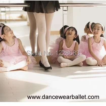 Nemokamas Pristatymas Nuolaida Balta Juoda Rausva Nailono Spandex Vaikų Mergaičių Šokio Kojis Baleto Triko, Skirtas Parduoti