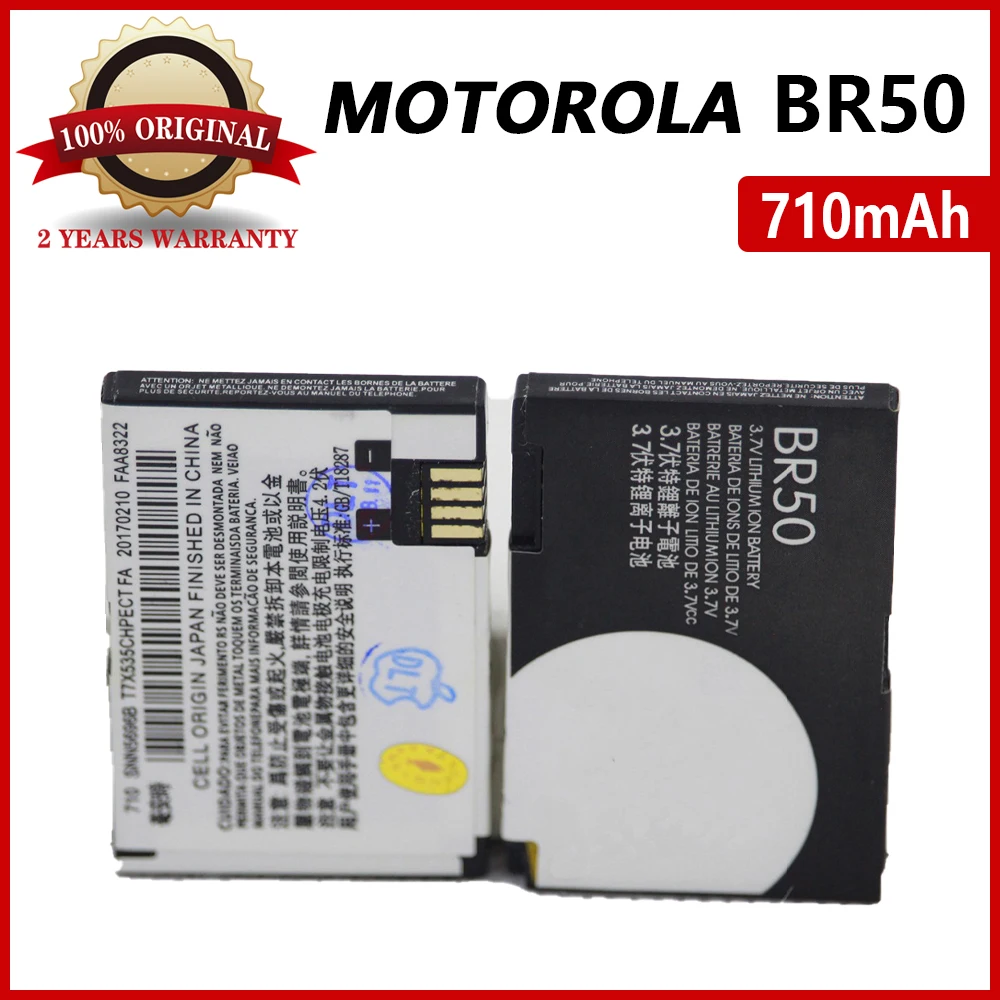 Realių BR50 710mAh Už Motorola Moto Razr V3 V3c V3E V3i V3m V3r V3t V3Z Pebl U6 Prolife 300 500 Aukštos kokybės Baterija
