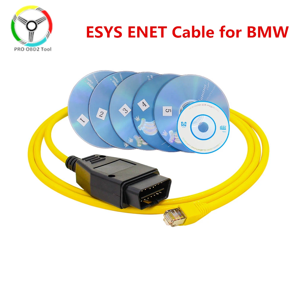 Aukštos Kokybės ESYS 3.23.4 V50.3 Duomenų Kabelis BMW ENET Ethernet OBD Sąsaja E-SYS ICOM Kodavimo F-Serijos BMW ENET