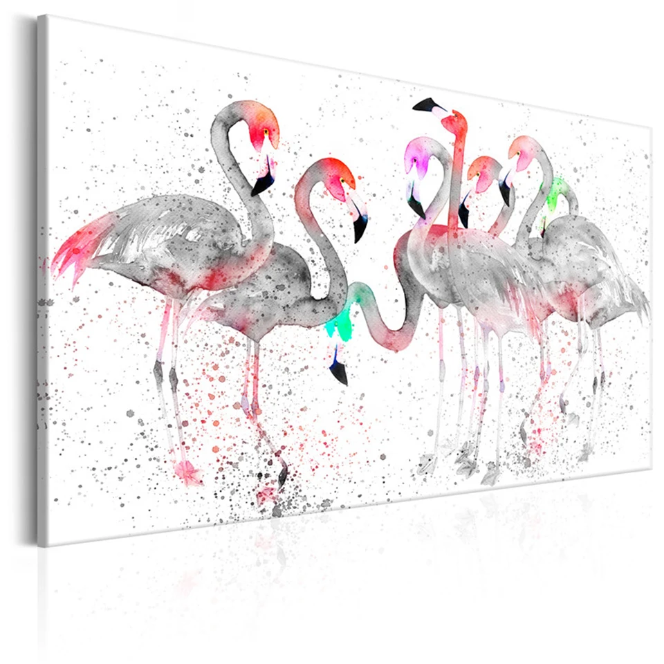 Spausdinti Tapybos Modulinės Nuotrauką Drobė Abstrakčiai 1 Pultas Gyvūnų Akvarelė Flamingo Plakatai Sienos Meno Namuose Vaikai Kambario Dekoro Dovana