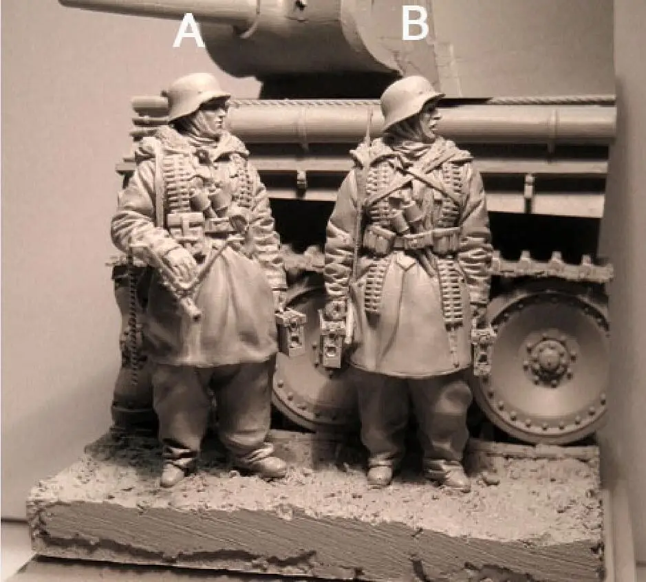 1/35 antrojo pasaulinio KARO Panzer Grenadierių 'kulkosvaidis Komanda
