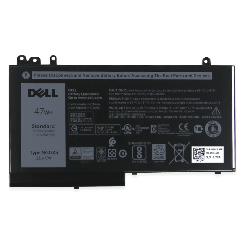 Originalus Laptopo baterija Dell Latitude E5270 E5470 M3510 E5570 E5550 RDRH9 11.4 V 47wh NGGX5
