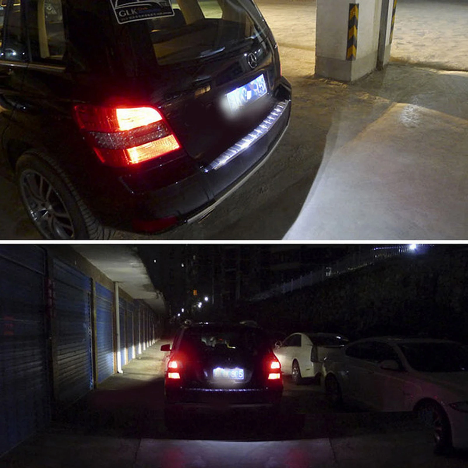 ANGRONG LED Licencijos Numerį Šviesos Mercedes Benz A45 AMG X166 GL63 X156 GLA45 ML63
