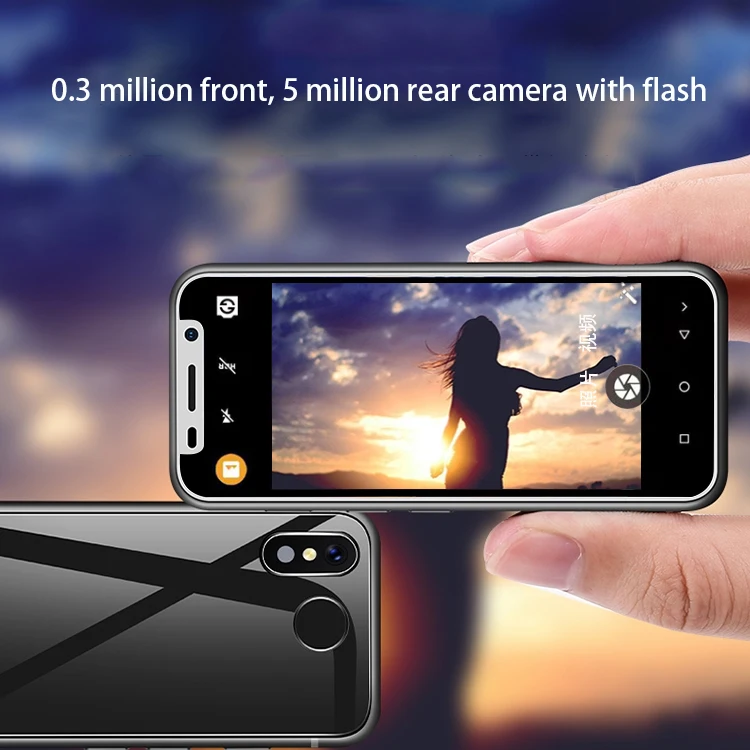Kišenėje 4G-LTE Išmanųjį telefoną Melrose 2019 Super Mini Telefono 3.4 Colių Android 8.1 dviejų SIM Kortelių Mobilusis Telefonas 