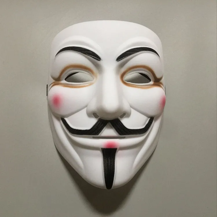 V for Vendetta Mask Anonimas Guy Fawkes Fancy Dress Suaugusiųjų Kostiumo Aksesuaras Šalies Cosplay Kaukės