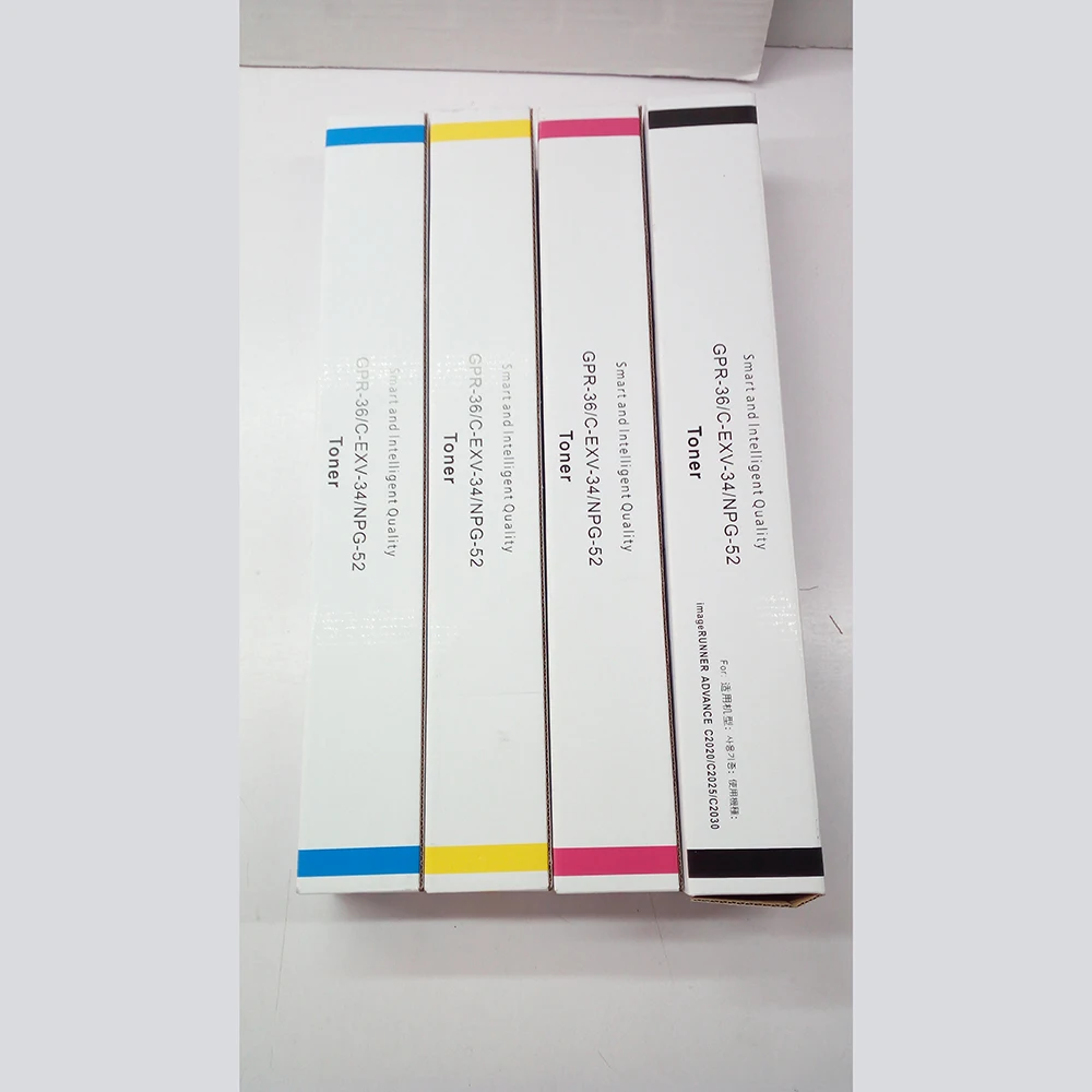 JIANYINGCHEN Suderinamos spalvos dažų kasetės NPG52 GPR36 C EXV34 už Kanonus IR ADV C2020 2025 2030 2220 lazerinis spausdintuvas, kopijuoklis