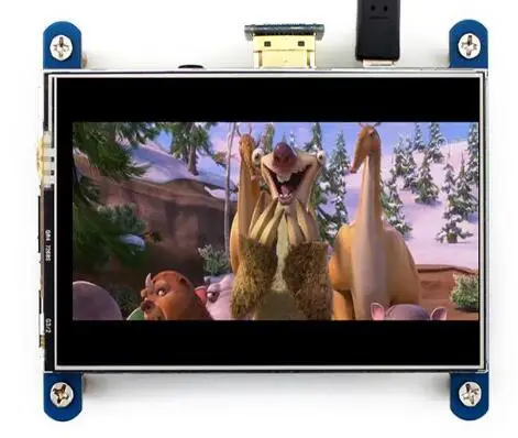 4.0 colių IPS SPI HDMI TFT LCD Varžinio Jutiklinis Ekranas XPT2046 Touch 