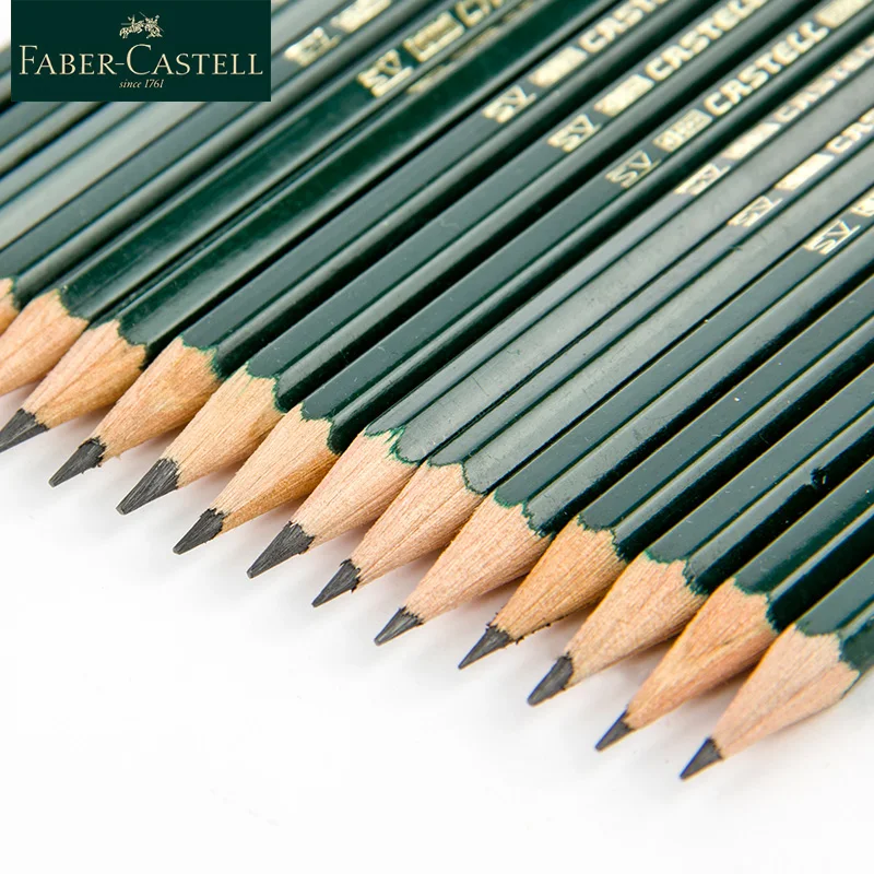 Faber-Castell 9000 Pieštukai 12/16 Vnt. Rinkinys Mokyklos Pieštukų Grafito Pieštukas, skirtas piešti Ir Eskizavimo Pieštuko Rinkinys