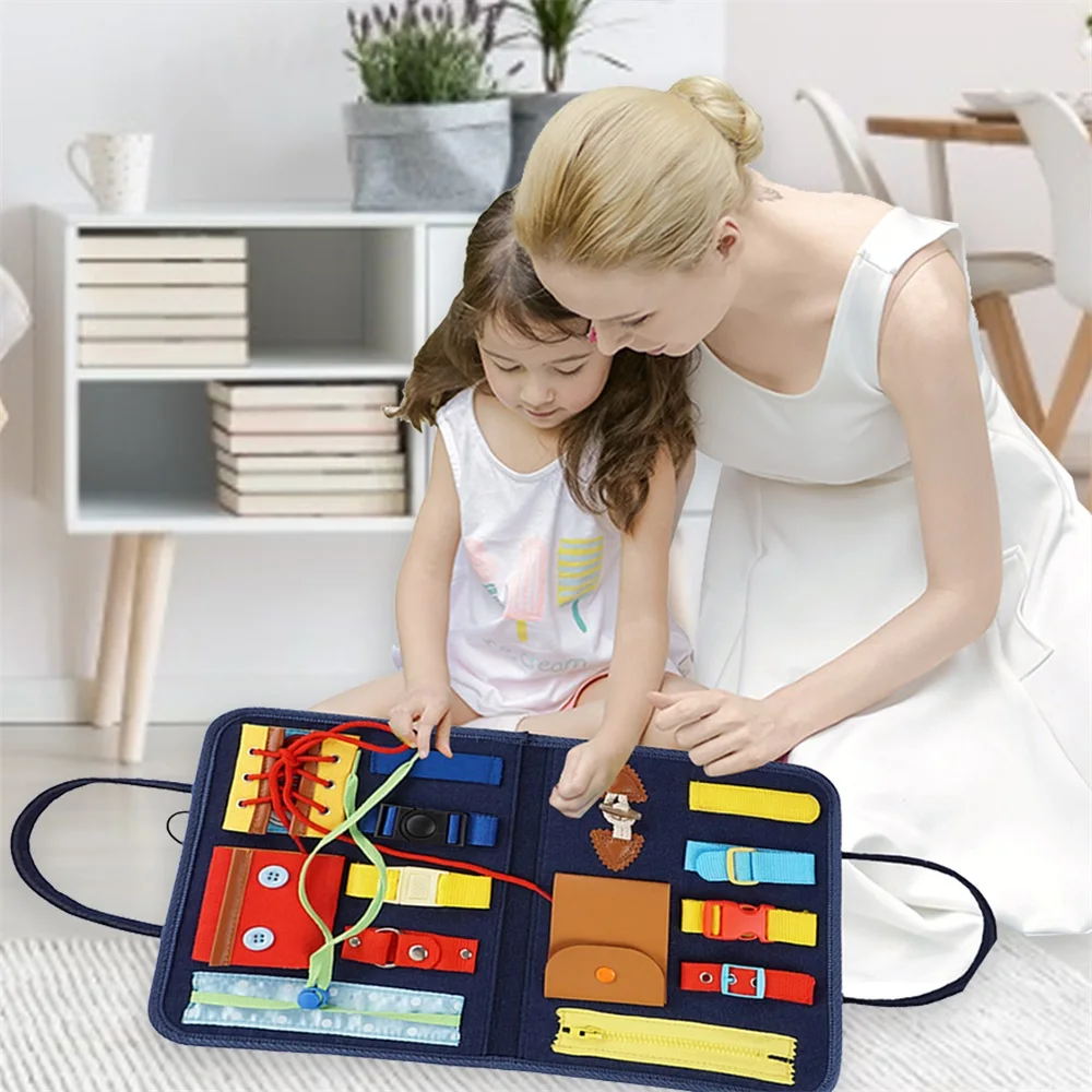 Montessori Žaislai Užimtas Valdybos Anksti Esminių Švietimo Žaislai Baudą Mokymo Savimi Rūpintis Gebėjimas Vaikų Žaidimo Vaikams Jutimo Žaislas