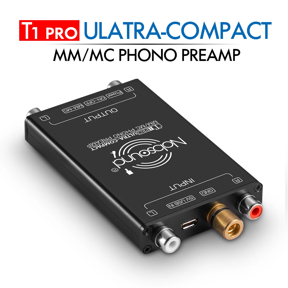 Douk Garso HiFi Itin Kompaktiškas MM, MC Phono Ratas Preamp Mini Audio Stereo Fonografo Preamplifier Už Grotuvai