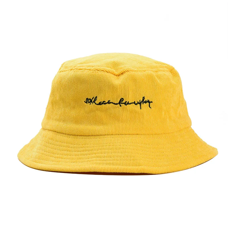Žvejys skrybėlę mergina vasaros siuvinėjimo flat top baseino skrybėlę velvetas kibiro kepurę lauko laisvalaikio saulės skrybėlę
