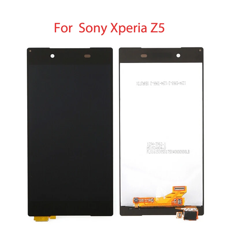 Sony Xperia Z5 LCD ekranas E6603 E6633 E6653 E6683 ir Jutiklinio ekrano skaitmeninis keitiklis lcd Ekranas Asamblėjos 5.2 colių lcd z5