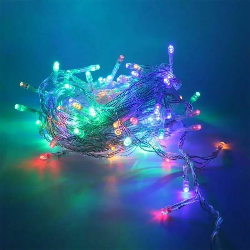 Lauko Kalėdų 10M, 20M 50M LED Styginių Šviesos Girliandos LED Decoraction Pasakų Žibintai Namų Vestuves Atostogų Žiburiai