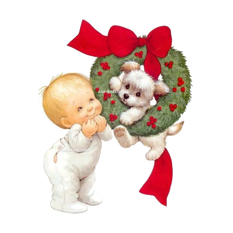 Naujas Pjovimo Miršta Kalėdinis Trafaretas Cute Baby Dog 