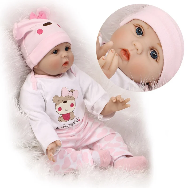 Modeliavimo Viso Kūno Silikono Reborn Baby Doll Vaikams Vaikystės Draugas, Dovana Mergaitėms Baby Girl Gyvas, Minkšti Žaislai Vaikams, Lėlės Reborn