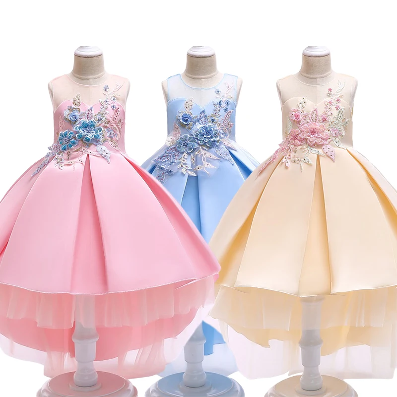 2020 mados new baby girl dress mergaičių drabužių mados nėriniai krašto high-end atmosferos suknelė naujųjų metų šaliai princesė mergina suknelė
