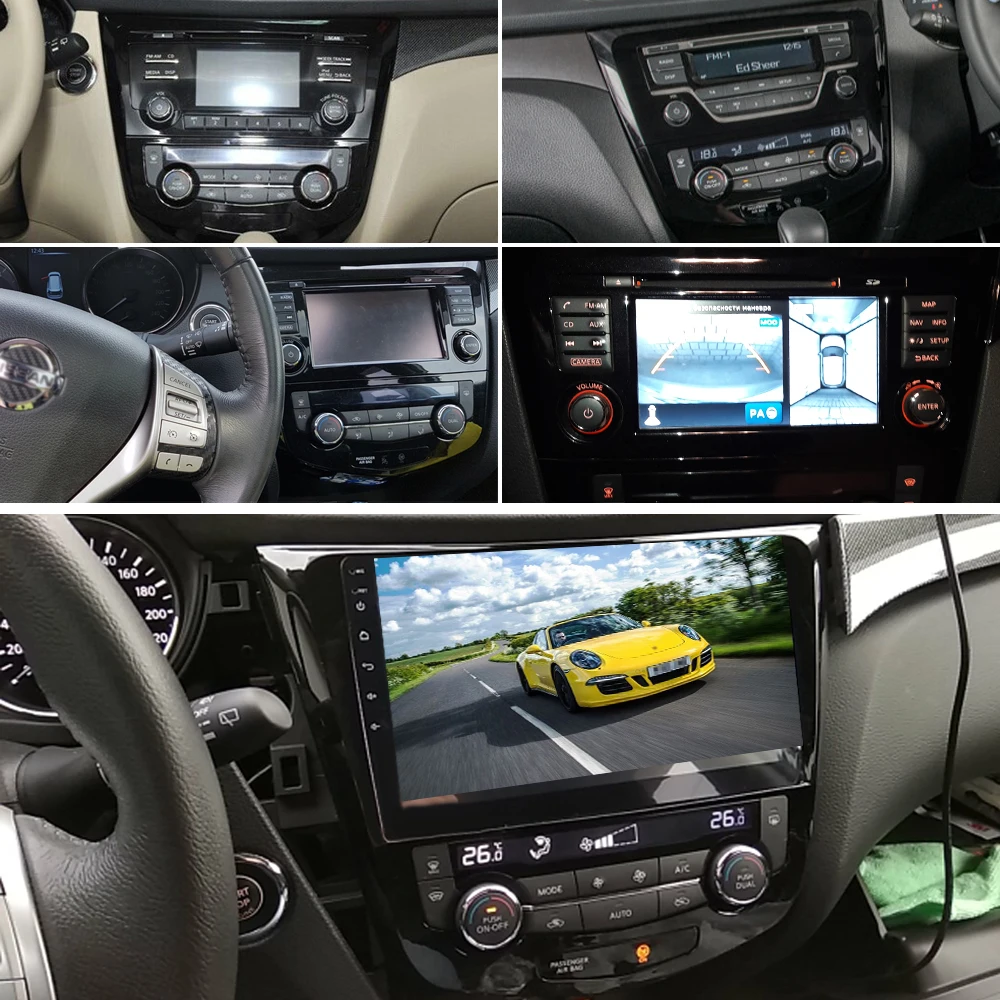 SINOSMART 8 Core CPU DSP Automobilių Navigacijos GPS Grotuvo Nissan J11/X-Trail/Rogue/Dualis 2013-2021 Paramos gamyklos OEM 360 Peržiūrėti